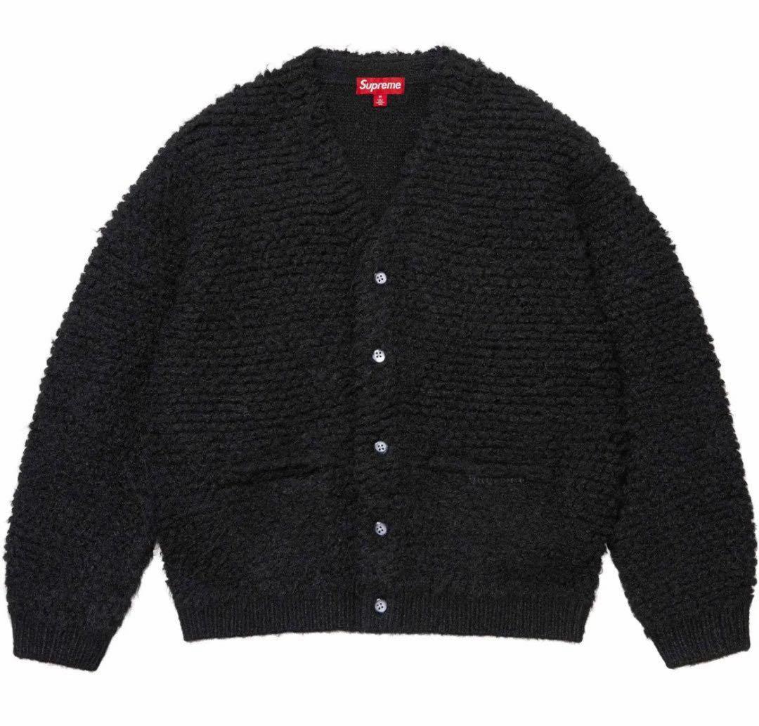 トップス Supreme Textured Knotted Cardigan Black 中古・古着通販】SUPREME (シュプリーム) Textured Knotted Cardigan