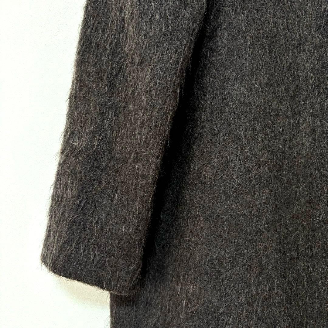 H.P.FRANCE / io アルパカ モヘア シャギー チェスターコート 2