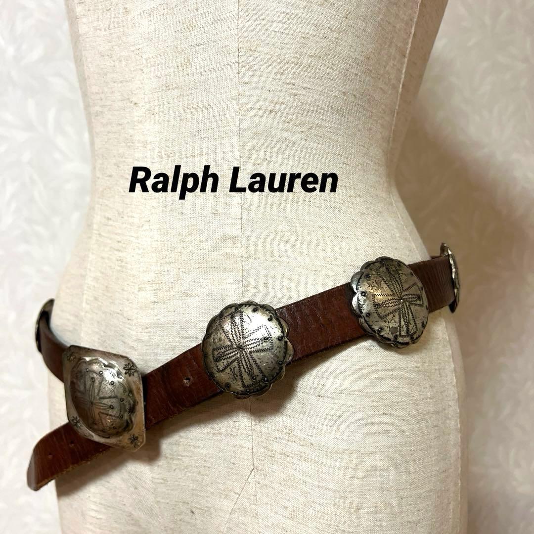 RAPH LAUREN ラルフローレン コンチョ ベルト Ralph Lauren - ラルフローレン コンチョベルトの通販 by putu's shop