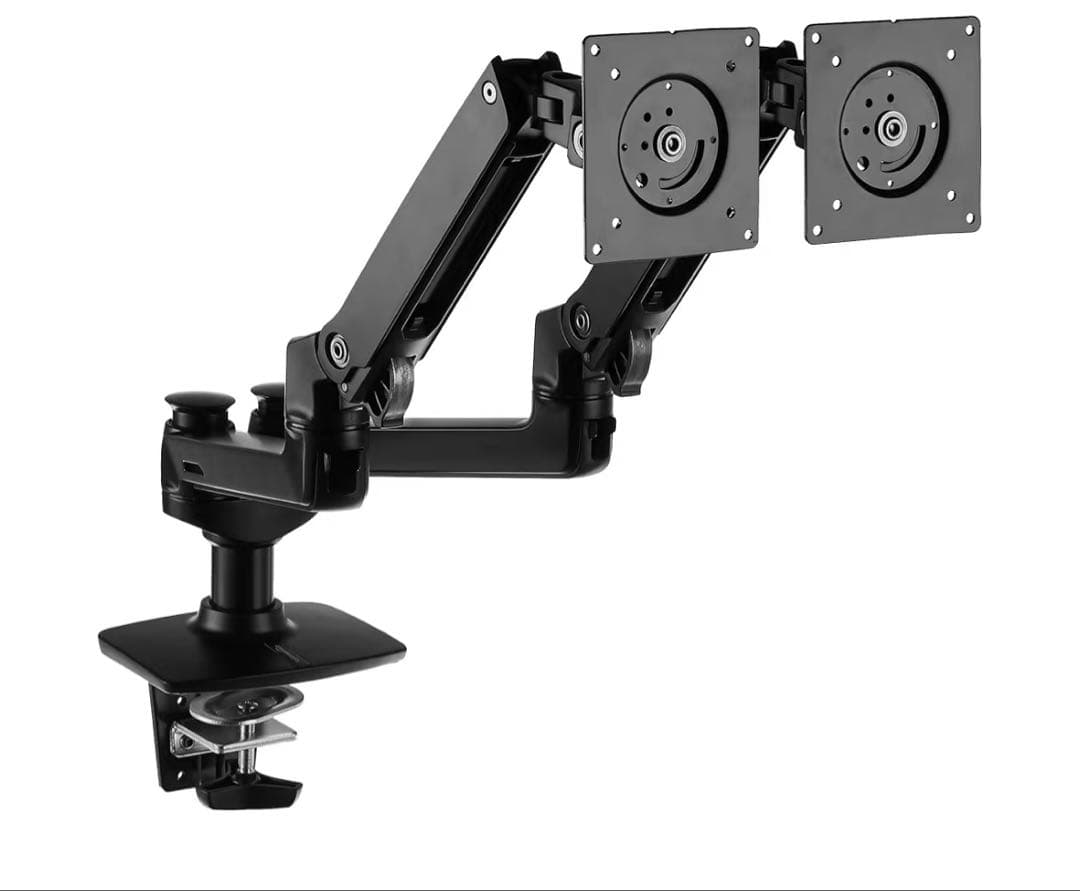 Amazonベーシック モニターアーム デュアル-ディスプレイタイプ 32インチ Amazon.co.jp: Amazonベーシック モニターアーム デュアル