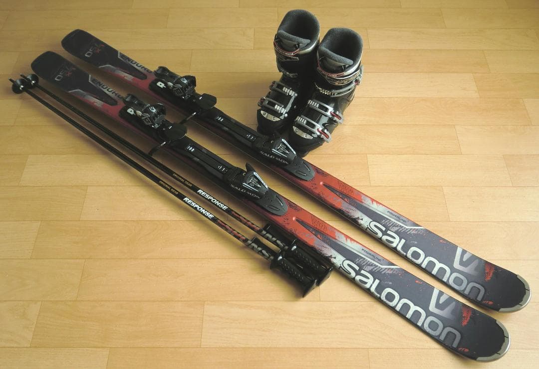 ■■12月・1月限定■送料無料■サロモン■メンズスキーセット■160/26.5■ SALOMON（サロモン） スキー板 オールラウンド 2点セット メンズ S/MAX