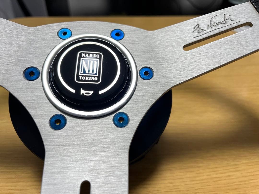 当時物　ナルディ ステアリング ワークスベル　ボス付き Works Bell｜ワークスベル 車検対応ステアリングボス/ハンドルボスメーカー