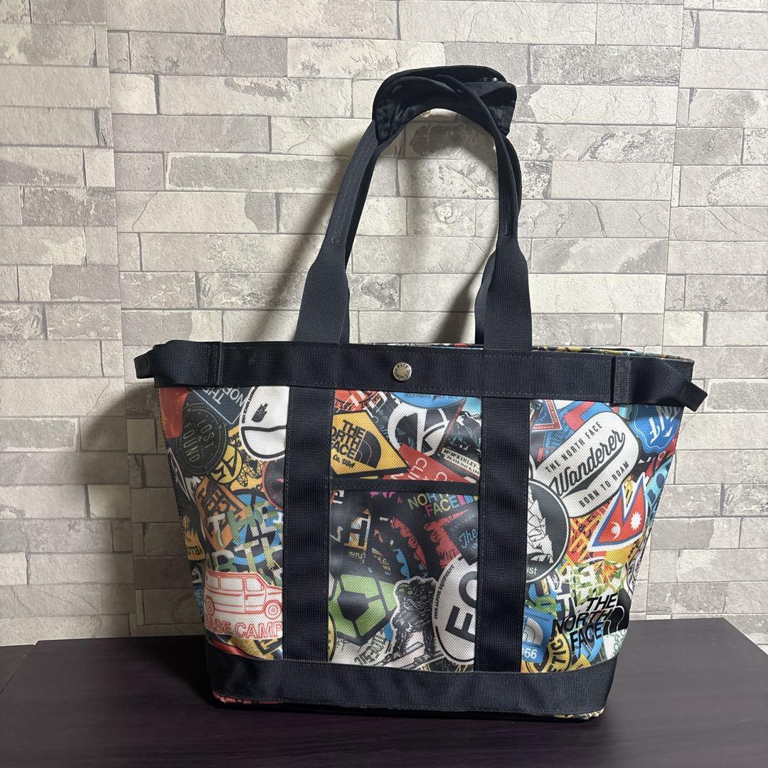 希少！ノースフェイス BCギア トートバッグ ステッカープリント - メルカリ