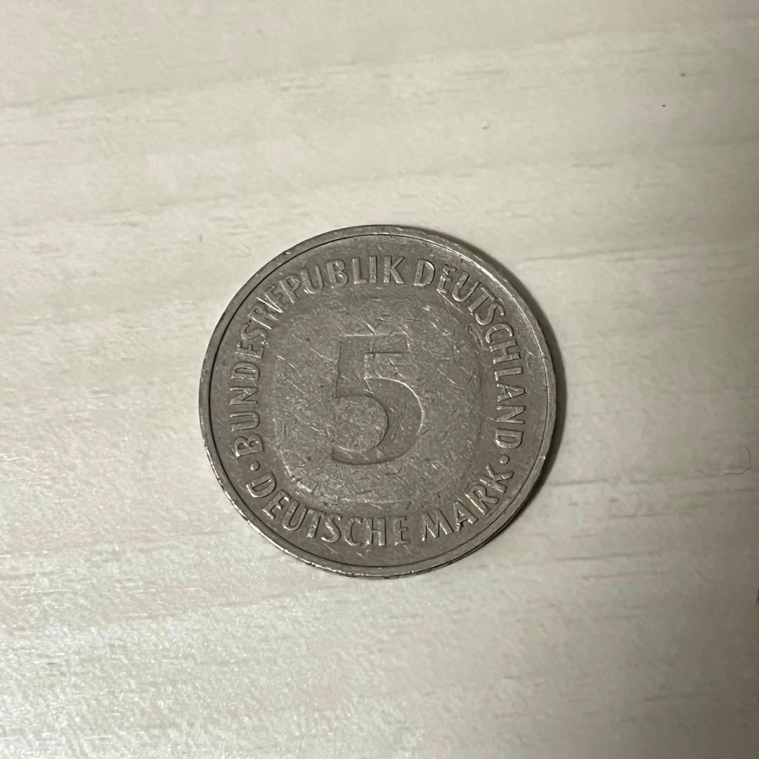 1975年 ドイツ 5マルク 硬貨 鷲デザイン - メルカリ