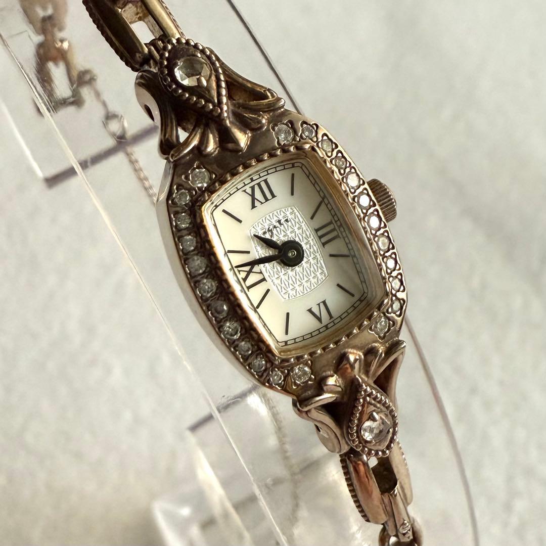 アガット ジュエリーウォッチ ダイヤモンド 0.13ct シルバー 限定 廃盤