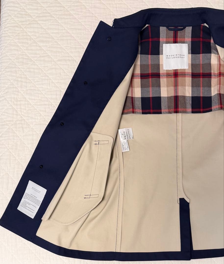 MACKINTOSH PHILOSOPHY ステンカラーコート ネイビー 38 - メルカリ