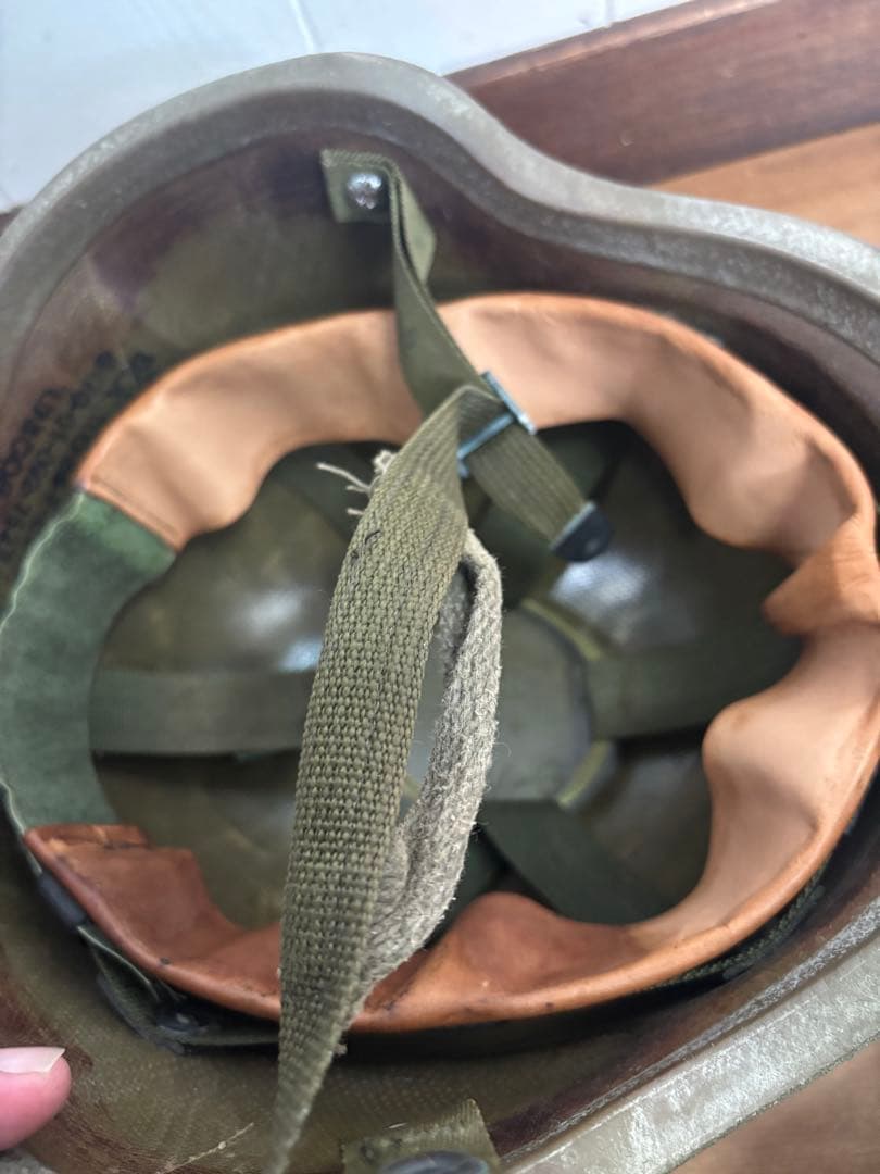 米軍 実物 PASGTフリッツヘルメット ウッドランド MEDIUM 送料無料の