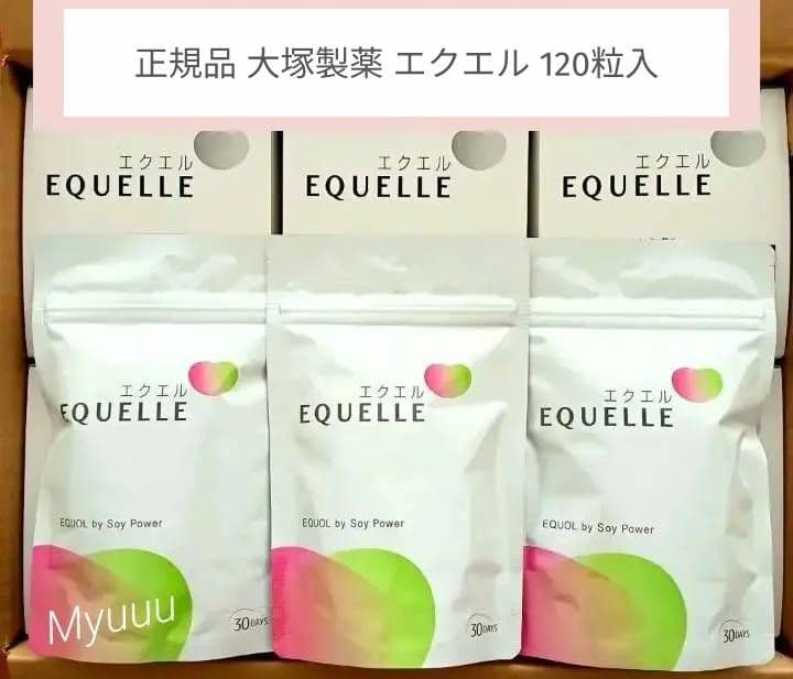 3袋 大塚製薬 エクエル パウチ エクオール含有食品 (調剤薬局購入正規品) エクエル パウチ 大塚製薬 120粒×3袋 エクオール : エクセレント