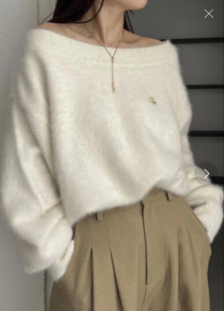 capricieuxlemage FOXカシミアドルマリンニット - メルカリ