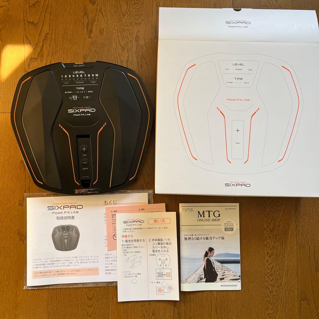MTG SIXPAD Foot Fit Lite フットフィットライト シックスパッド 公式 フットフィットライト 電池付きセット 1年品質