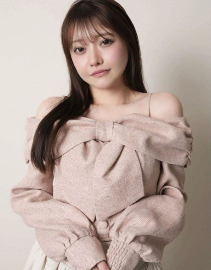 LIPSERVICE リボンオフショル トップス LIP SERVICE（リップサービス）｜ リボンオフショルロングスリーブ