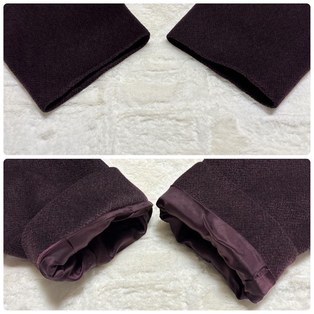 近年モデル 極美品 レリアン 高級 カシミヤ100% ミンクファーロング