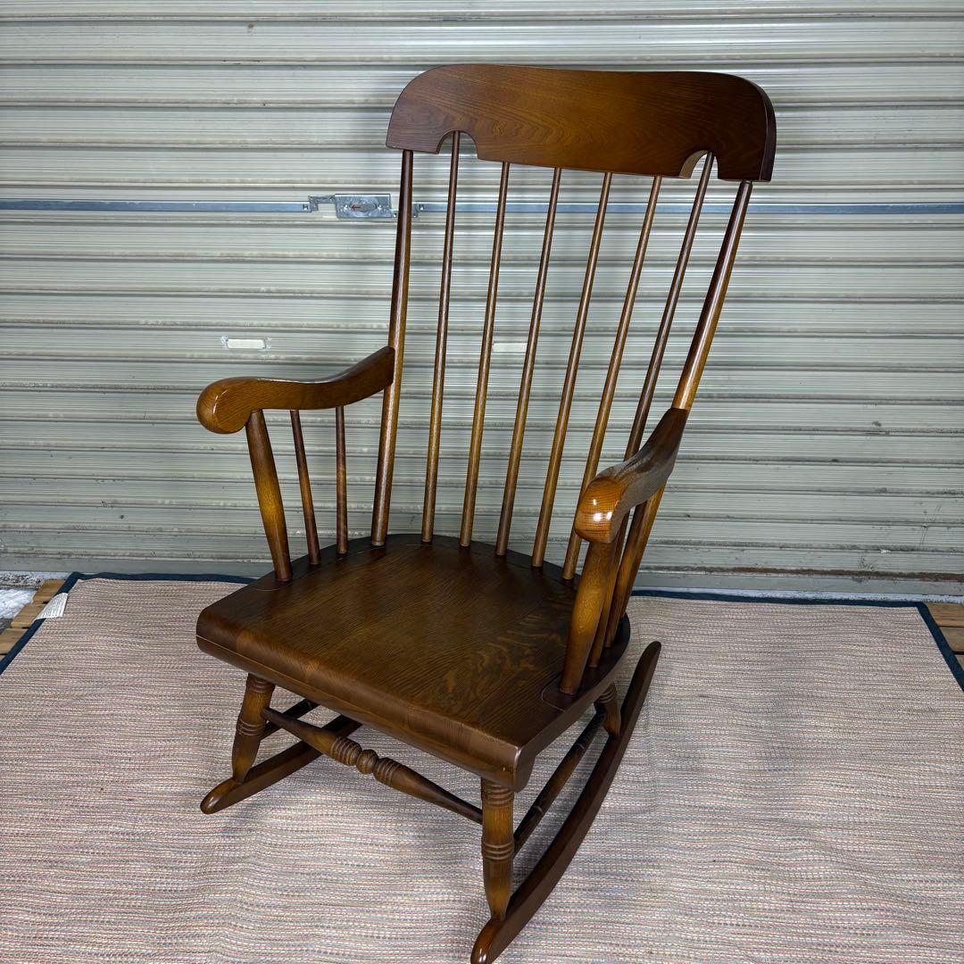 【送料込】ロッキングチェア 飛騨産業 キツツキマーク HIDA ヴィンテージ 飛騨産業 / HIDA 穂高 ロッキングチェア キツツキマーク ヴィンテージ