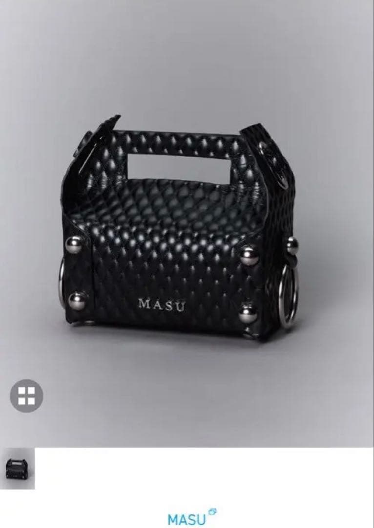 バッグ MASU LEATHER CAKE BAG 25AW 2025AW】 MASU (マス/エムエーエスユー) 