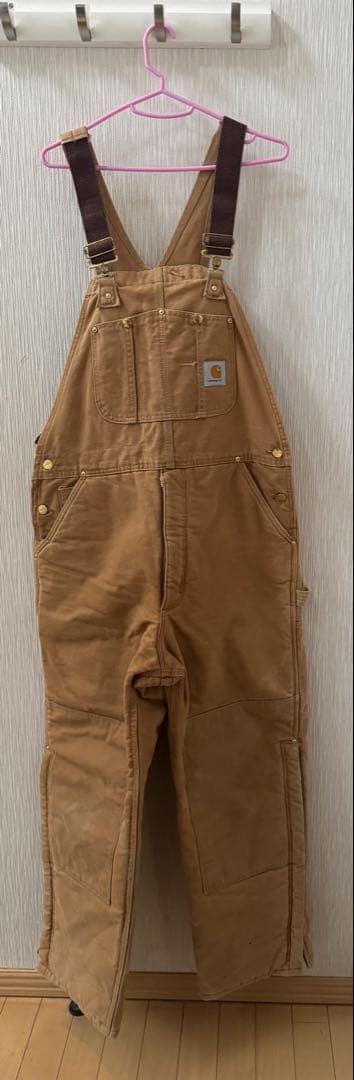 Carhartt カーハート オーバーオール 裏キルト USED] Carhartt 裏キルティング オーバーオール | garden730