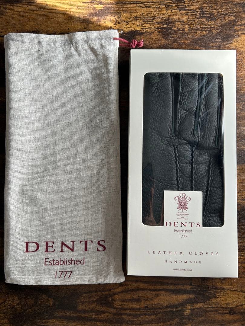 DENTS 英国製　レザー手袋　Hunter デンツ英国手縫い革手袋 Dents 英国ニット専門店にいみ