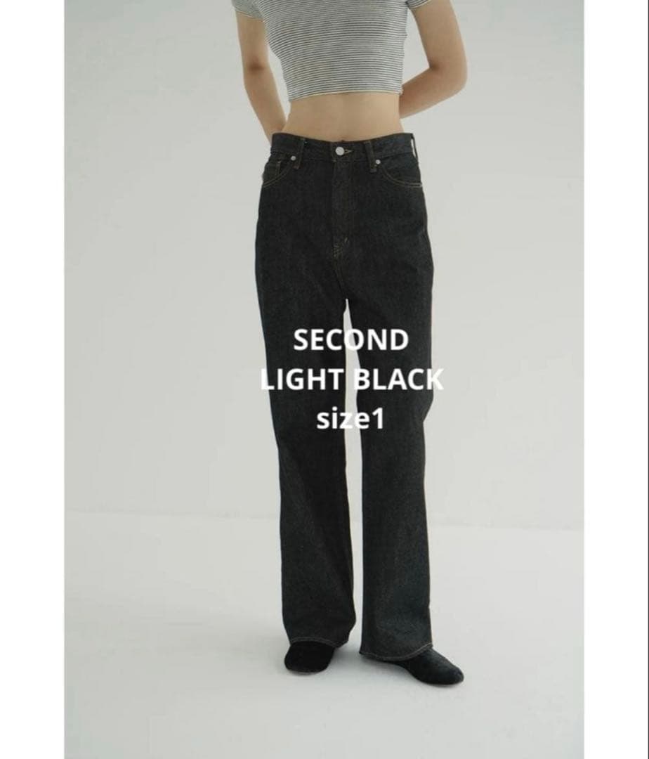 SECOND DENIM PANTS ワイドデニムパンツ CLANE CLANE（クラネ）の「SECOND WIDE DENIM PANTS（デニムパンツ）」 - WEAR