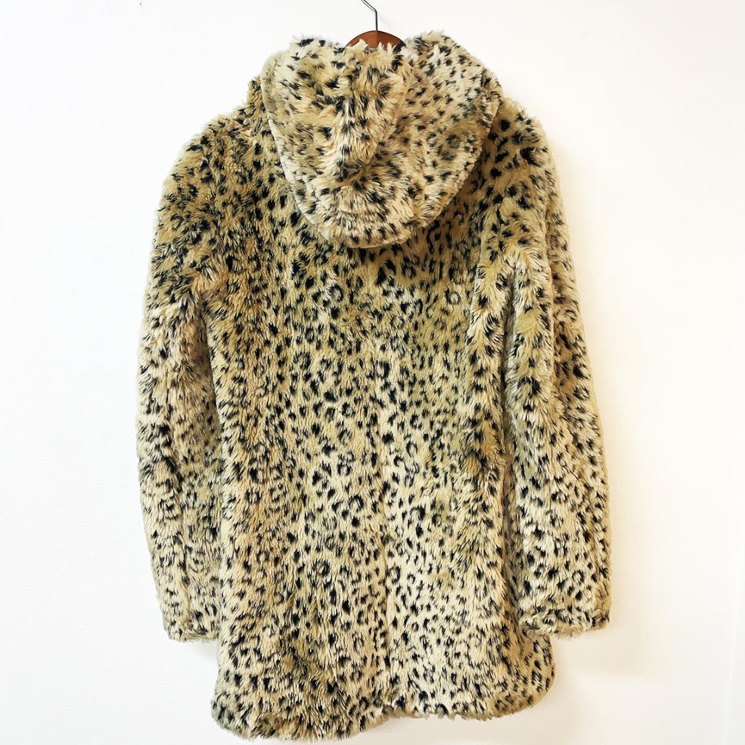 ZARA ザラ ヒョウ柄 レオパード フェイクファーコート - メルカリ