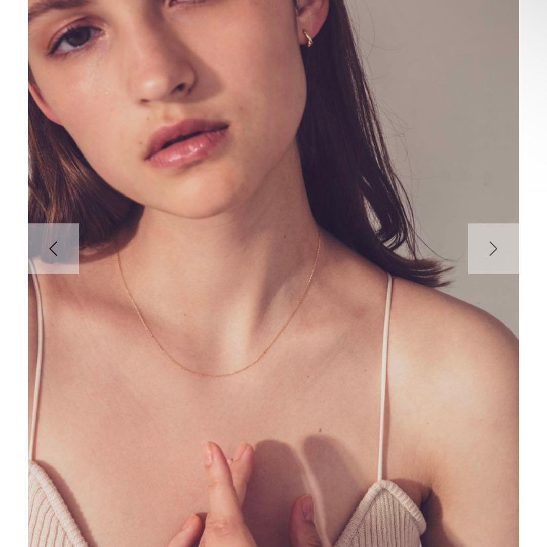 新品未使用】ete K18YG ミラーカットチェーン ネックレス 指原莉乃