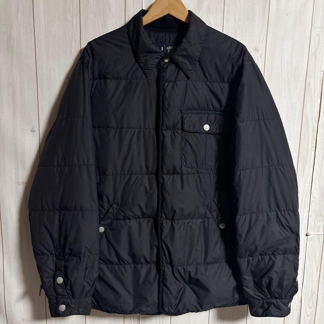 極上ARMANI JEANSキルティング中綿グースダウンジャケットAJパイピング SHIPS別注】TAION:〈手洗い可能〉ダウン キルティング ジャケット 25FW