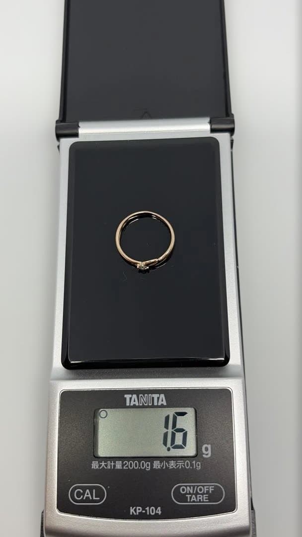クレージュK18YG 1Pダイヤ0.05ct デザインリング 9号 中古 - メルカリ
