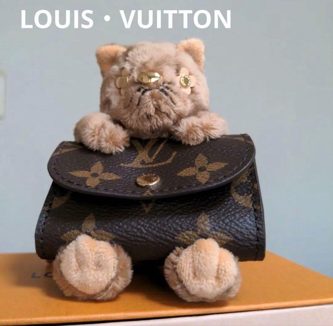 【未使用】 ルイヴィトン　バッグチャーム・LV キュート モノグラム　ネコ LOUIS VUITTON（ルイ・ヴィトン） LV キュート モノグラム フラワー