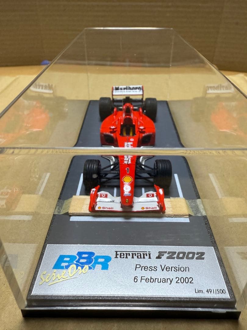 1/43 F1 BBR フェラーリF2002 プレスバージョン BBRBG231-4.jpg?v=1695224938&