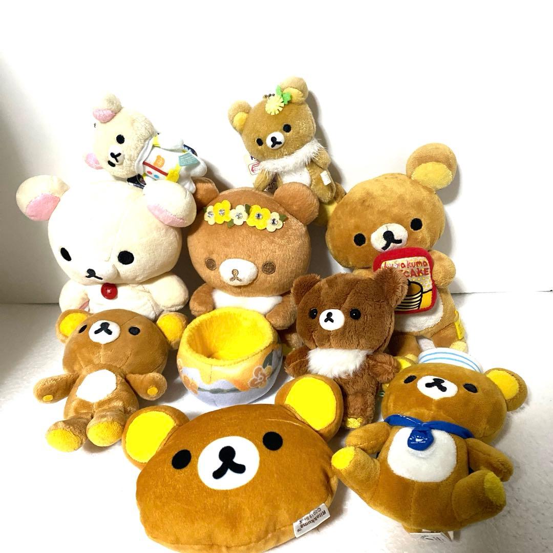 リラックマ　サンエックス　ぬいぐるみ　まとめセット リラックマ - 【限定】リラックマ「stay with me」テーマ ぬいぐるみ