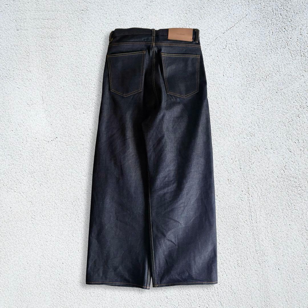 2TUCK WIDE DENIM PANTS -ENTASIS Mk-Ⅱ-