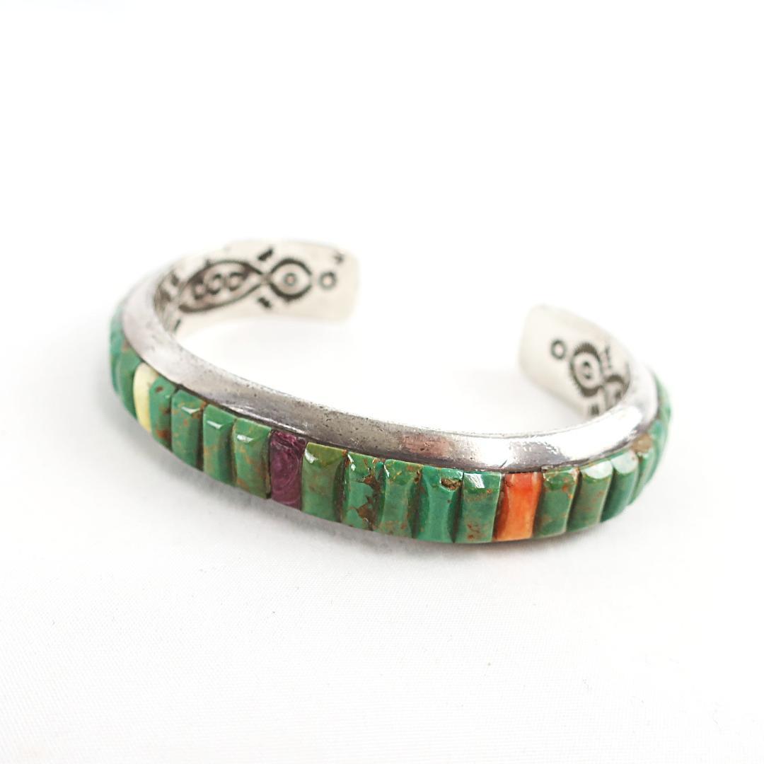 NAVAJO RAY ADAKAI ストーン スタンプ バングル ブレスレット 楽天市場】【 RAY ADAKAI（レイアダカイ） 】 ダブルスタンプシルバー