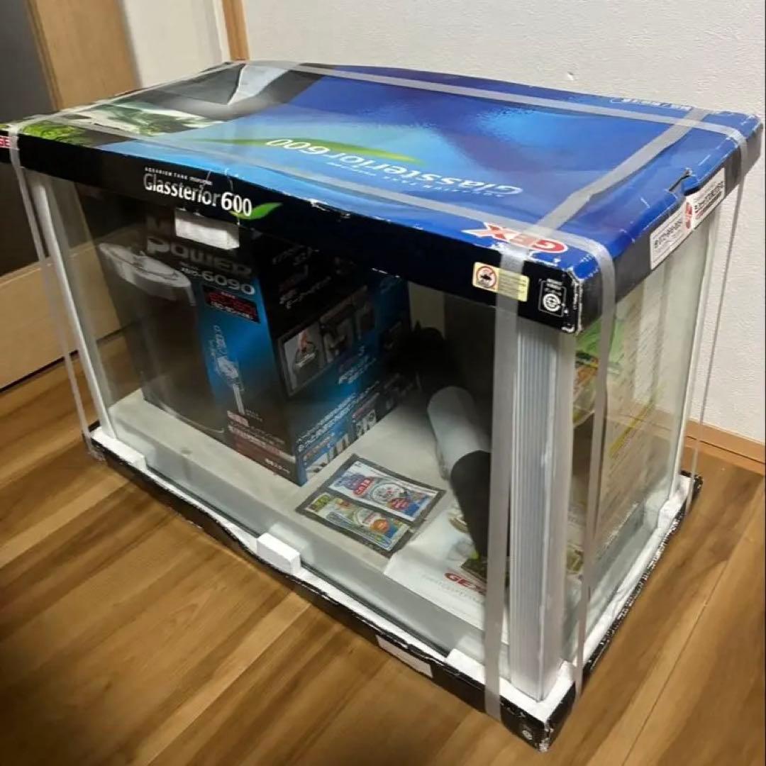 【新品訳あり】GEXグラステリア600メガパワー6090 Amazon | GEX AQUARIUM グラステリア600 6点セット メガパワー付属