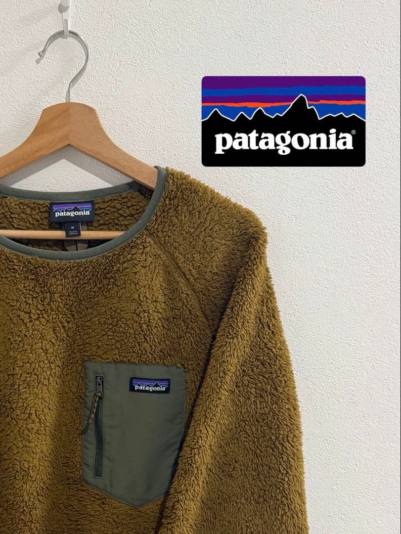 【美品】Patagonia ロスガトスクルー キャメル Mサイズ Amazon.co.jp: [パタゴニア] M's Los Gatos Fleece Crew メンズ ロス
