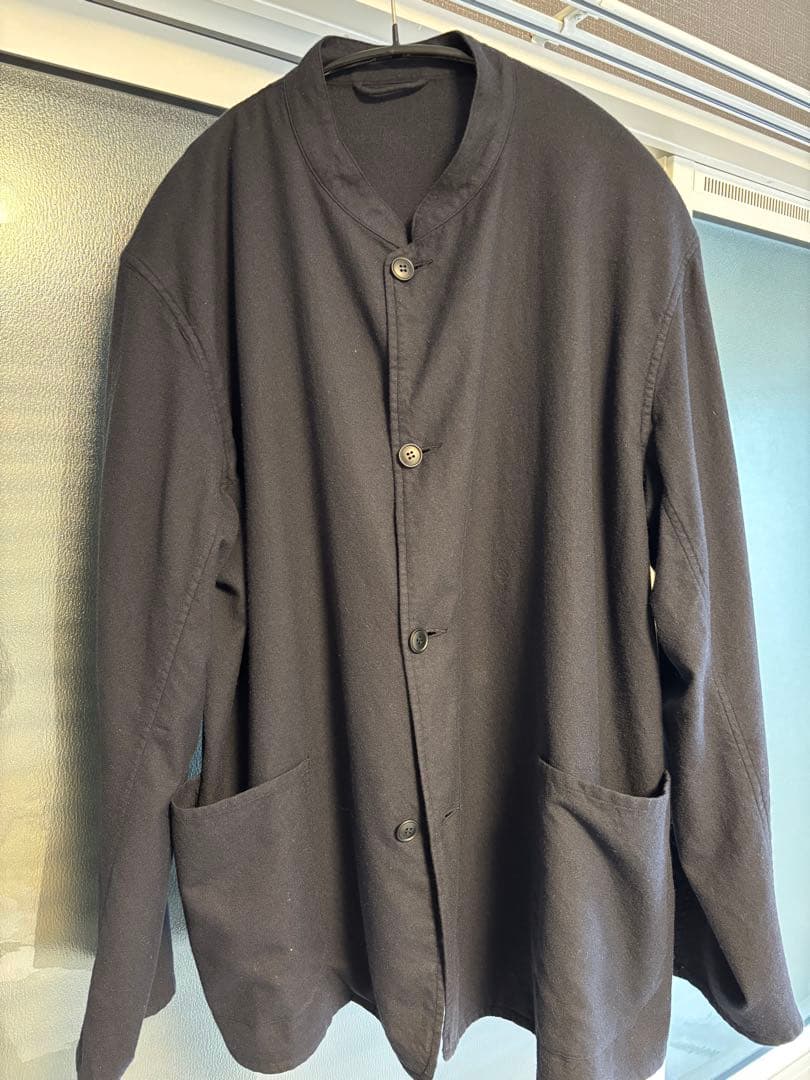 COMOLI ウールフラノ スタンドカラージャケット COMOLI -コモリシャツ, ウールフラノ スタンドカラージャケット&パンツ