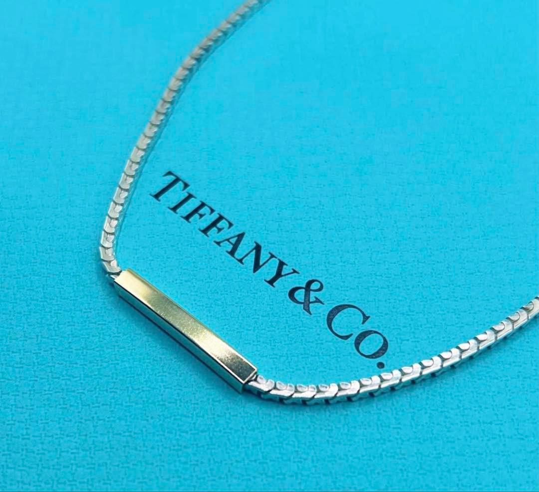 【希少】ティファニー ネックレス チェーン 14k 925 喜平 コンビ 希少 TIFFANY ティファニー ヴィンテージ 旧ロゴ 14K コンビ ロープ