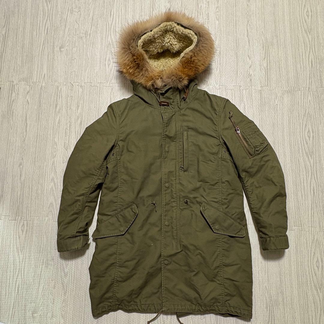 American Rag Cie アメリカンラグシー モッズコート L ファー付 AMERICAN RAG CIE - アメリカンラグシー ファー付き モッズコート