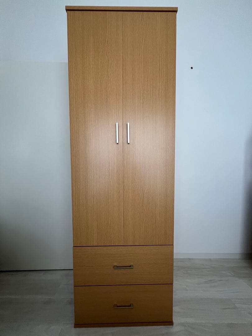 【迅速発送】ニトリ ワードローブ クローネ オープンワードローブ(アテン 80SL MBR) | ニトリネット【公式】 家具