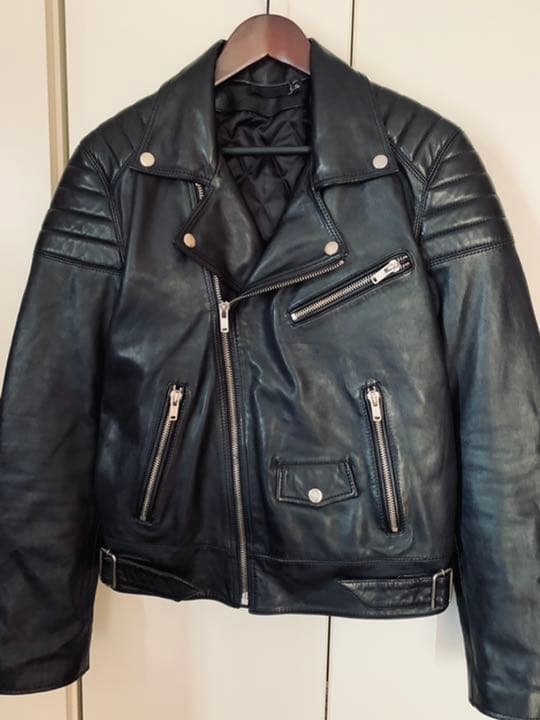 美品◆BLK DNM ブラックデニム　レザー　ライダースジャケット BLK DNM（ブラックデニム）の「BLK DNM Leather Jacket 5（ライダース