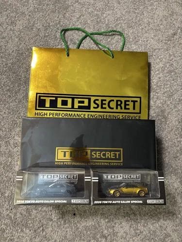 未開封 TOP SECRET東京オートサロン2026 SPECIALミニカー3点 東京オートサロン2026 TOP SECRET トップシークレット GT-R R34 R35