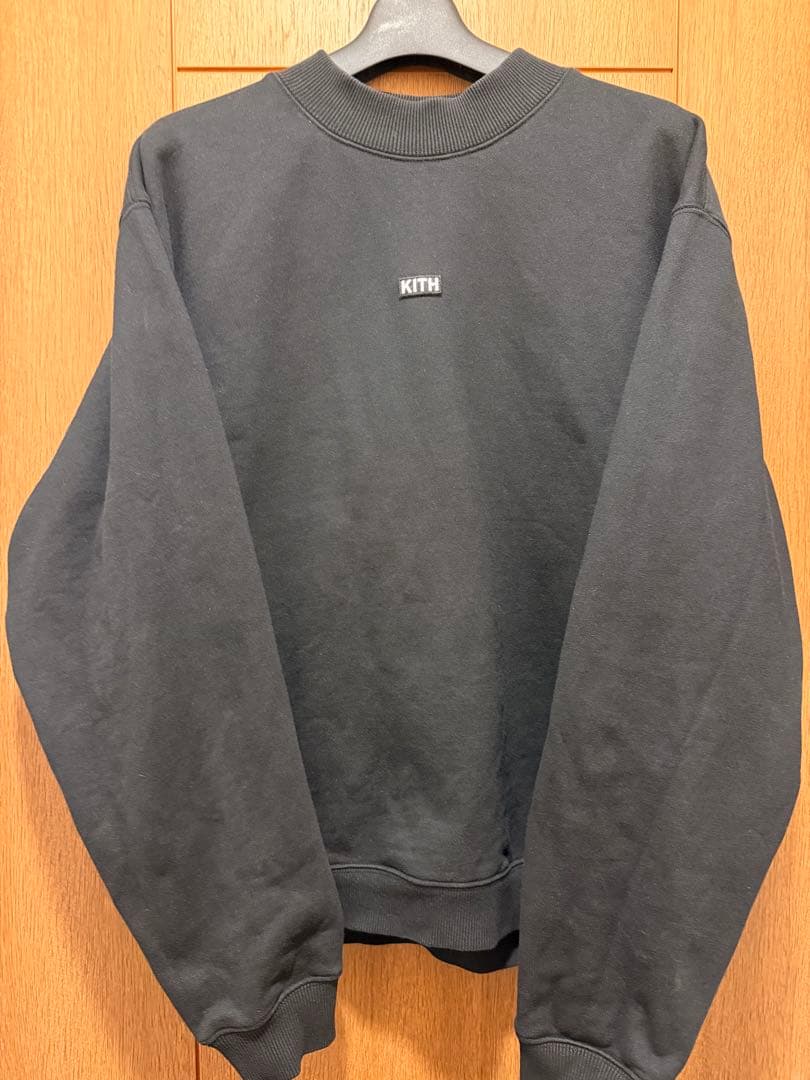 Ｔ*迎様 KITH スモールボックスロゴ ブラック スウェット L 中古・古着通販】KITH (キス) スモールボックスロゴトレーナー