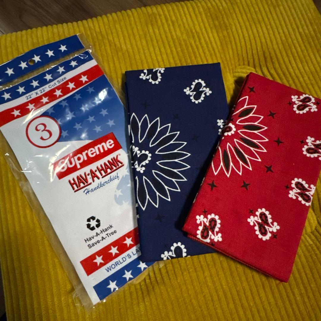 Supreme バンダナ 赤紺 楽天市場】【並行輸入品】Supreme Hav-A-Hank Bandanas (Pack of 3