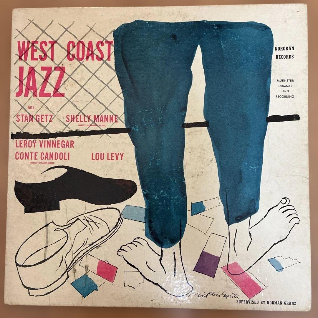 スタンゲッツ 名盤 レコード ウェストコーストジャズ USオリジナルモノ盤 Stan Getz‎– West Coast Jazz ( Norgran Records ‎