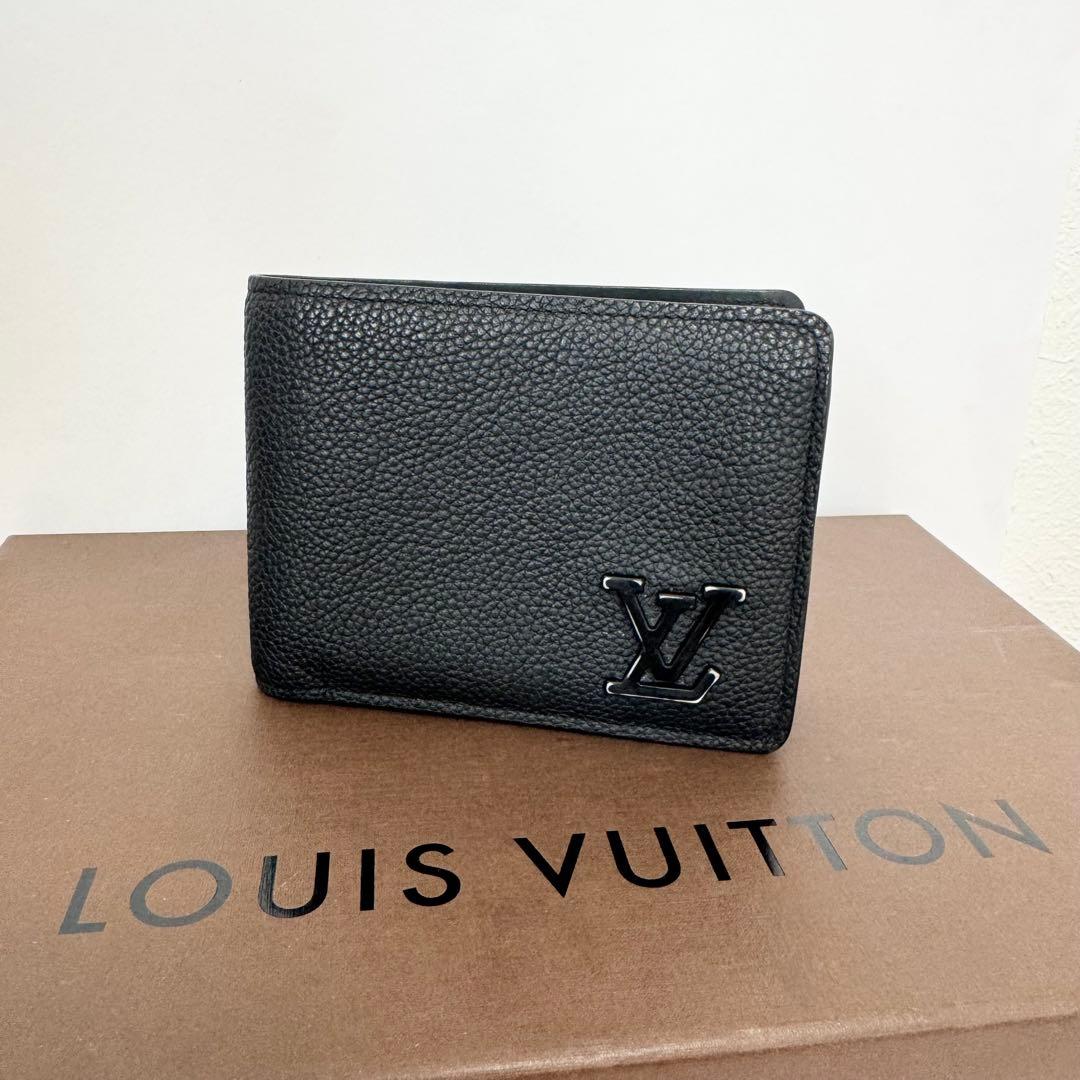 【美品】ルイヴィトン アエログラム ポルトフォイユ・ミュルディプル 財布 ルイ ヴィトン アロエグラム LOUIS VUITTON ルイヴィトン アエログラム