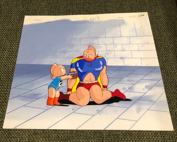 キン肉マン セル画① 背景有り【現物超貴重品】