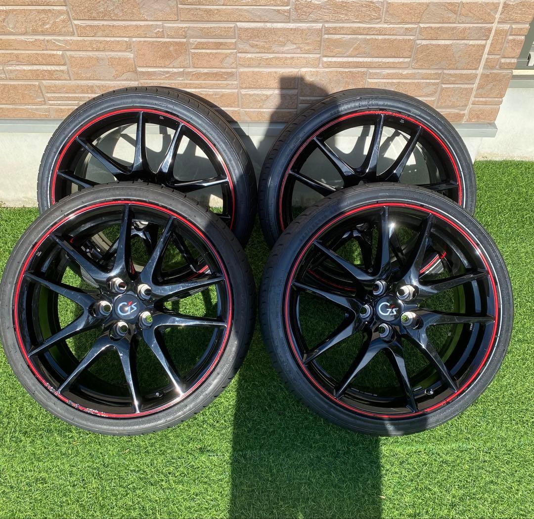 純正19インチアルミホイールセット GRX130 マークX G マークX マークX G'S ジーズ GRX130 アルミホイール 1本 19×8J 5穴