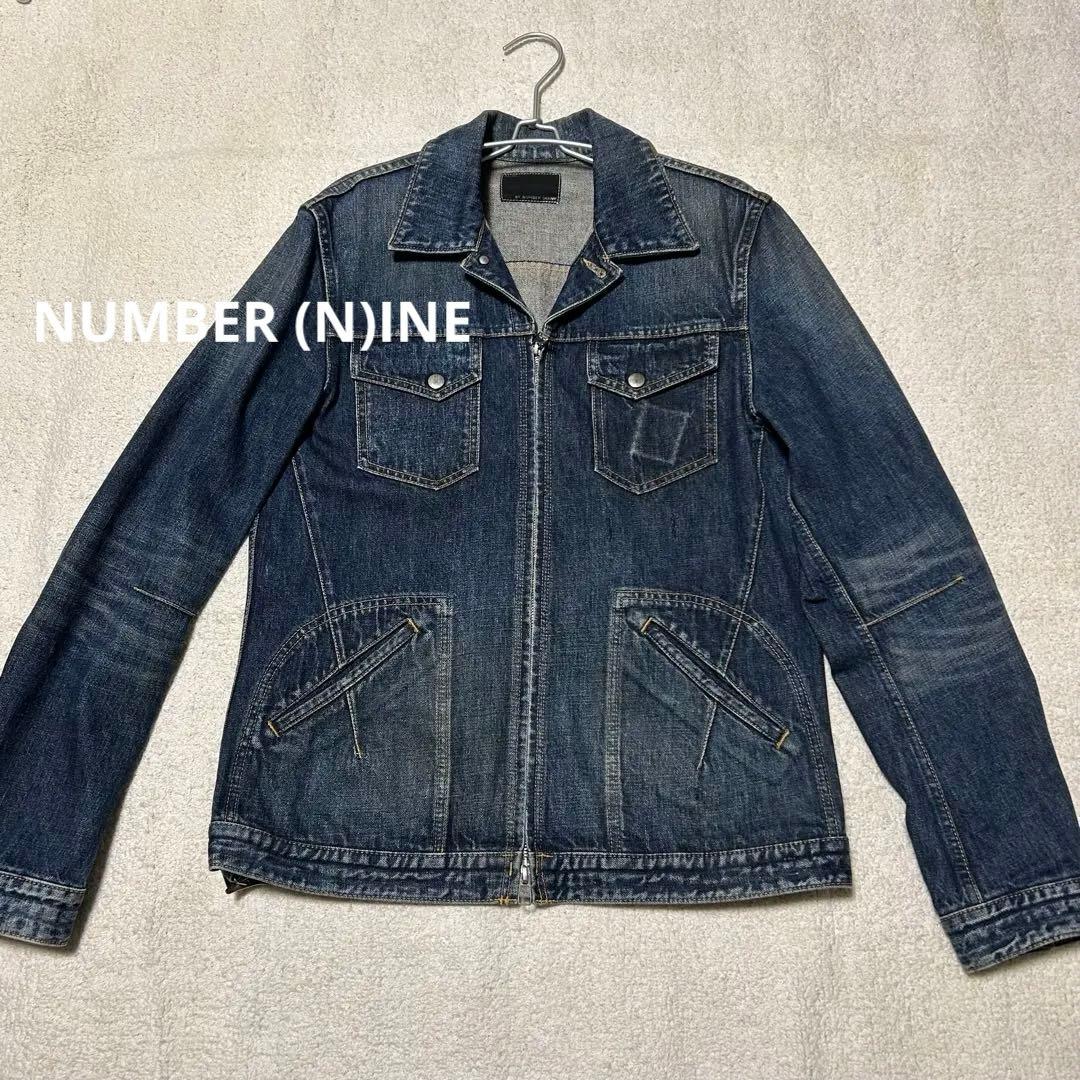 NUMBER (N)INE ナンバーナイン　デニムジャケット　宮下期　音符 XL NUMBER (N)INE ナンバーナイン デニムジャケット 宮下期 音符 XL