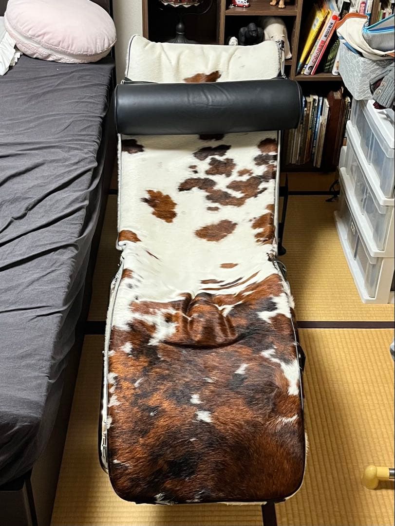 ルコルビュジエ LC4 シェーズロング ラウンジチェア ポニー柄リプロダクト品 ル・コルビジェ LC4 シェーズロング ポニー