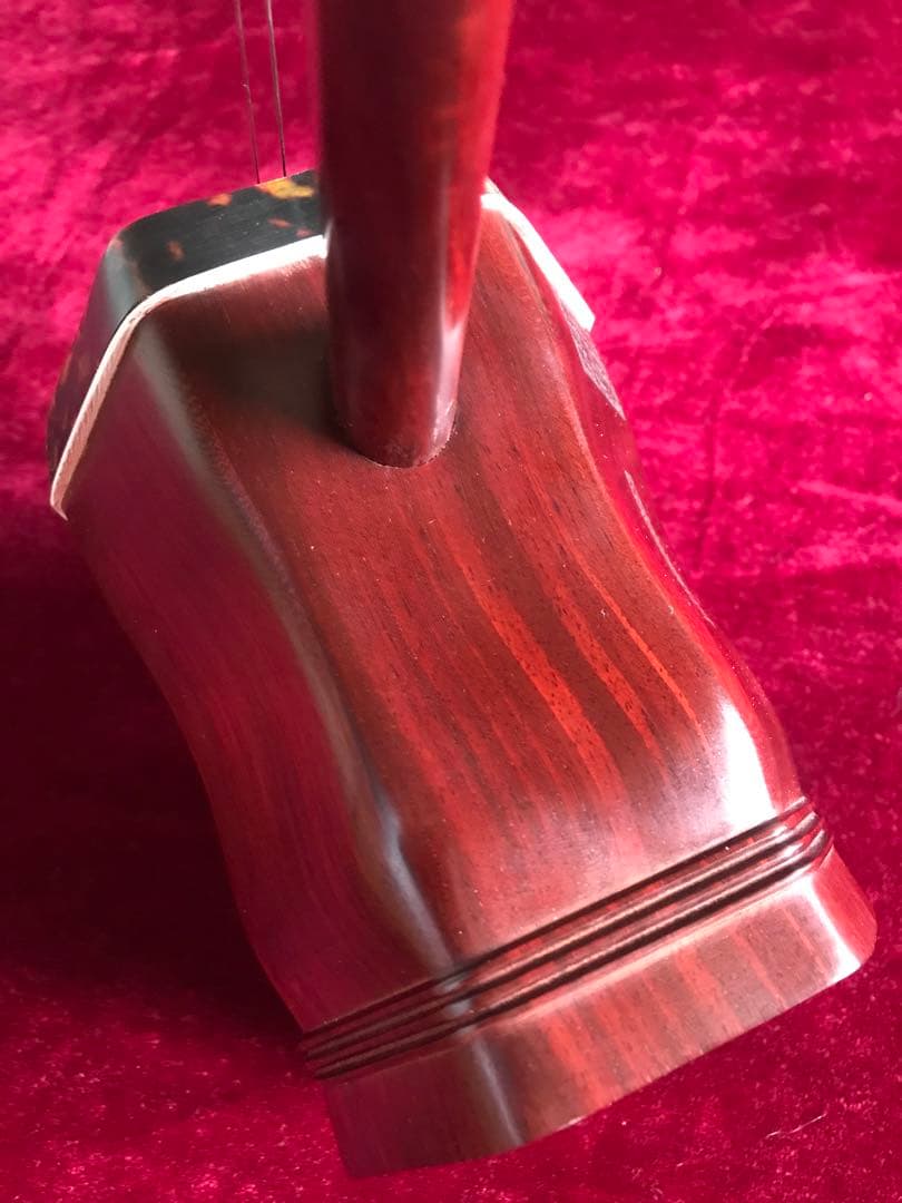 特価・二胡☆最上級紫檀☆錦蛇皮☆古月琴坊・万其興製作☆十年保証