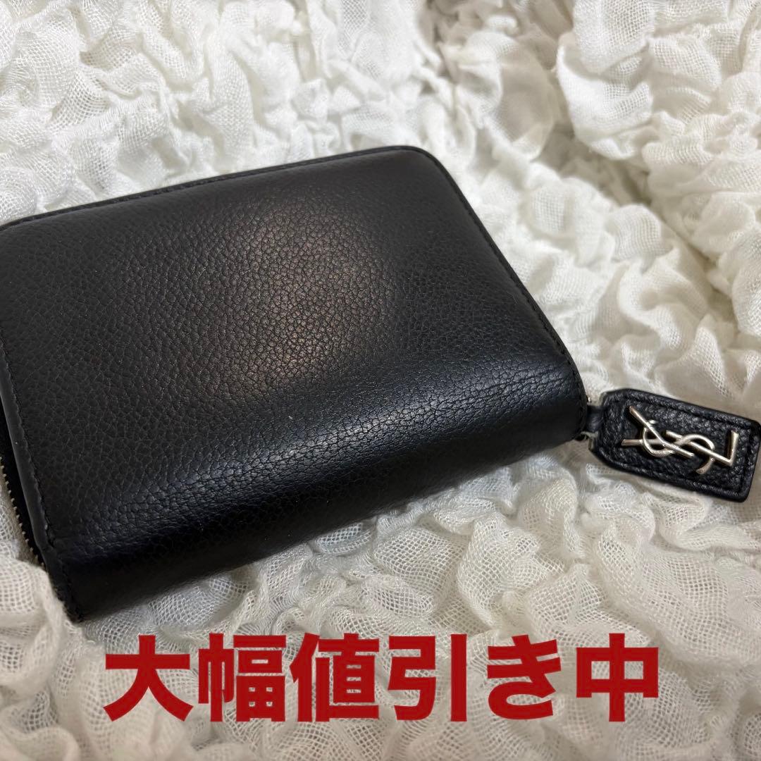 【5000円以上割引中】YVES SAINT LAURENT 二つ折り財布 SAINT LAURENT サンローラン 財布 二つつ折り アップタウン コンパクト