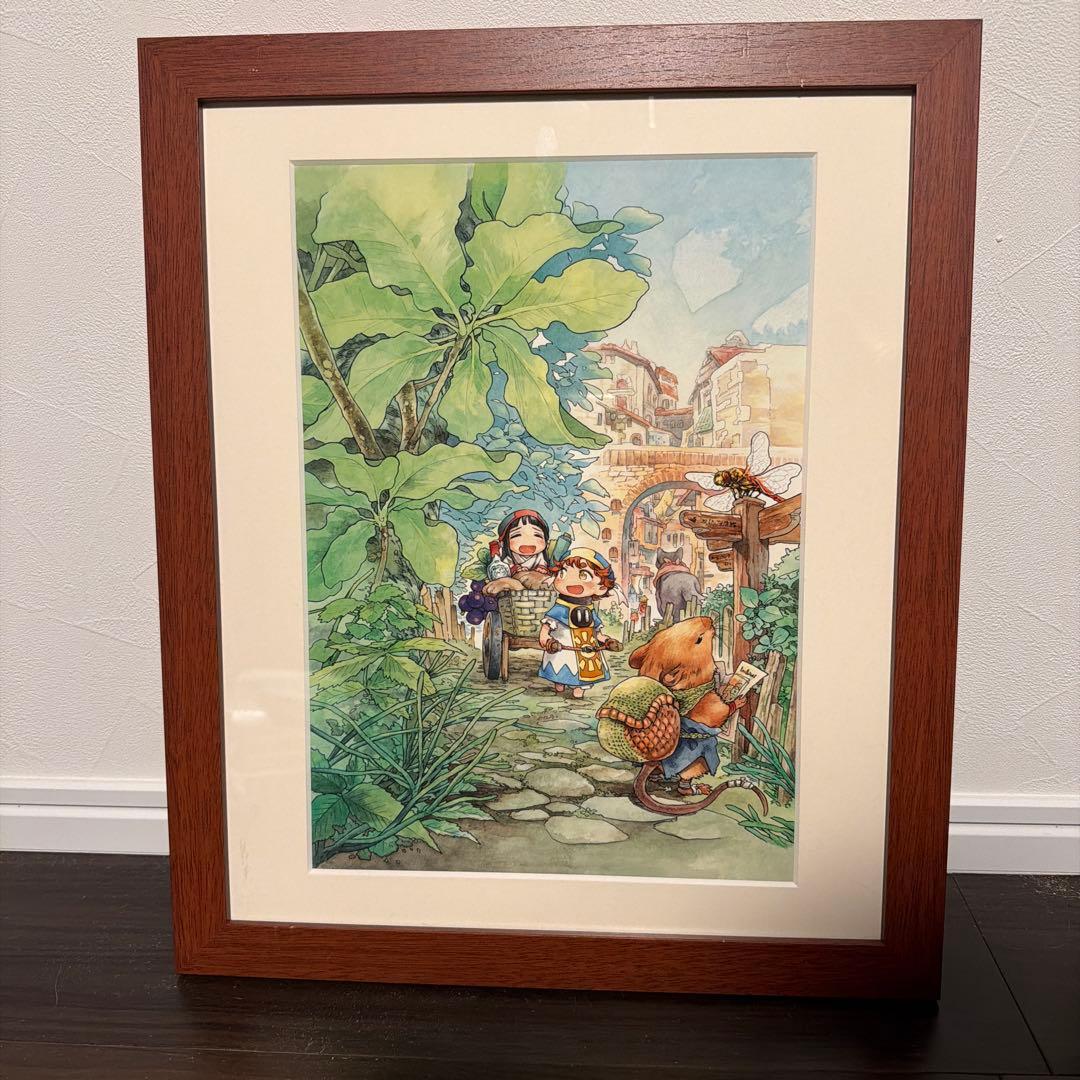 ハクメイとミコチ　高級複製原画　11巻裏表紙 高級複製原画（1巻オモテ） / ハクメイとミコチ : 樫木祐人