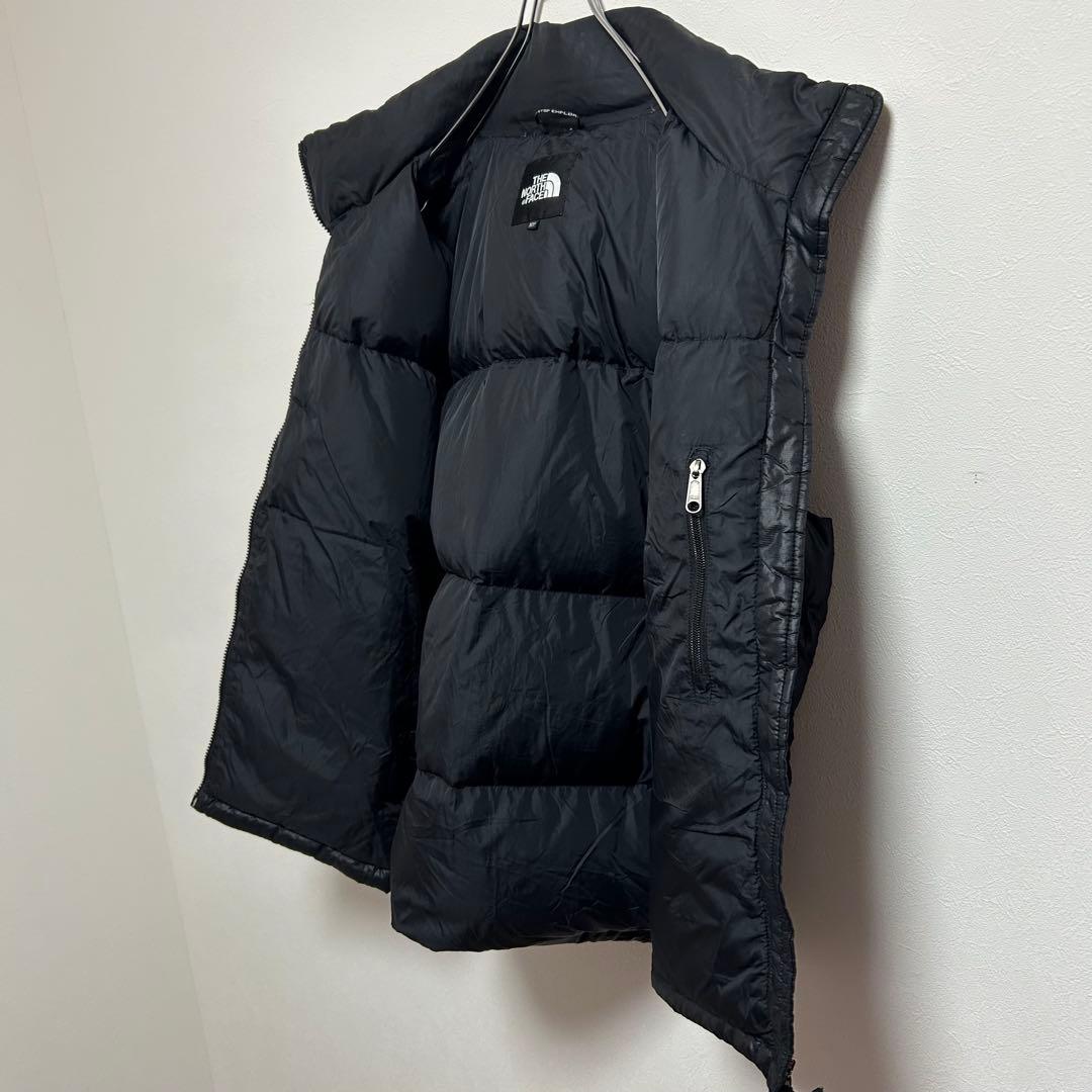 日本未入荷 海外限定 ノースフェイス ヌプシダウンベスト 700FP 黒 XL